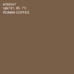#795F47 - Roman Coffee Color Image